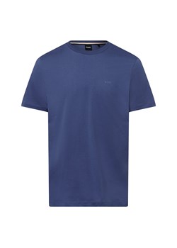 BOSS Koszulka męska - Thompson 01 Mężczyźni Bawełna indygo jednolity ze sklepu vangraaf w kategorii T-shirty męskie - zdjęcie 176289478