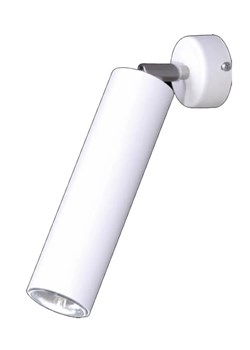 Biały metalowy ruchomy kinkiet tuba - A739 L2-W10 - id: 47266 - marki Lumes - 176290035 Biały metalowy ruchomy kinkiet tuba - A739 L2-W10 ze sklepu Edinos.pl w kategorii Lampy ścienne - zdjęcie 176290035