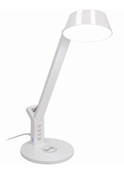 Dotykowa minimalistyczna biała lampka - Gigi 3X ze sklepu Edinos.pl w kategorii Lampy stołowe - zdjęcie 176290089