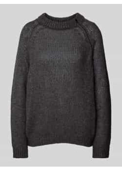 Sweter z dzianiny z okrągłym dekoltem model ‘PARIDE’ ze sklepu Peek&Cloppenburg  w kategorii Swetry damskie - zdjęcie 176295188