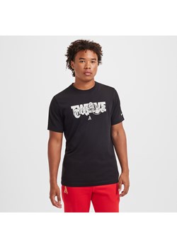 Męski T-shirt do koszykówki Nike Dri-FIT Ja - Czerń ze sklepu Nike poland w kategorii T-shirty męskie - zdjęcie 176295777