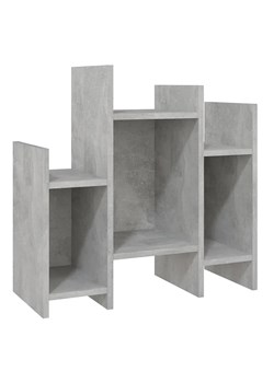 Niski otwarty regał z 6 półkami beton - Pyrol ze sklepu Edinos.pl w kategorii Regały i witryny - zdjęcie 176302096