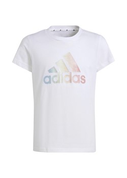 Koszulka juniorska Metallic Print Adidas ze sklepu SPORT-SHOP.pl w kategorii Bluzki dziewczęce - zdjęcie 176303338