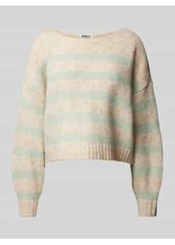 Sweter z dzianiny z obniżonymi ramionami model ‘AYA LIFE’ ze sklepu Peek&Cloppenburg  w kategorii Swetry damskie - zdjęcie 176310857