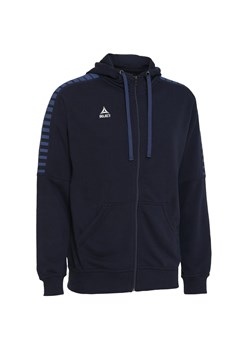 Bluza dresowa męska rozpinana z kapturem Select ZIP Hoody TORINO granatowa ze sklepu Decathlon w kategorii Bluzy męskie - zdjęcie 176311439