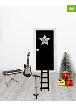 Tanner Zestaw akcesoriów świątecznych &quot;Rock Edition&quot; w kolorze czarnym ze sklepu Limango Polska w kategorii Dekoracje - zdjęcie 176323687