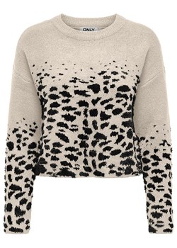 ONLY Sweter w kolorze kremowo-czarnym ze sklepu Limango Polska w kategorii Swetry damskie - zdjęcie 176324888