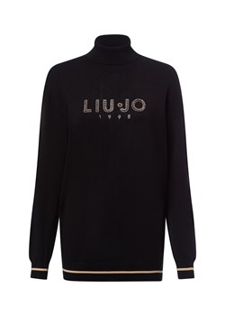 Liu Jo Collection Sweter damski z dzianiny Kobiety czarny jednolity ze sklepu vangraaf w kategorii Swetry damskie - zdjęcie 176327699