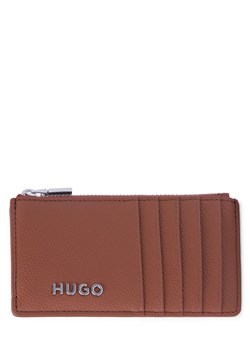 HUGO Damskie etui na karty Kobiety brązowy jednolity ze sklepu vangraaf w kategorii Portfele damskie - zdjęcie 176327708