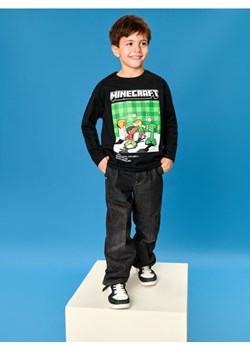Sinsay - Koszulka z długimi rękawami Minecraft - czarny - id: 321BM-99X - marki Sinsay - 176327869 Sinsay - Koszulka z długimi rękawami Minecraft - czarny ze sklepu Sinsay w kategorii T-shirty chłopięce - zdjęcie 176327869