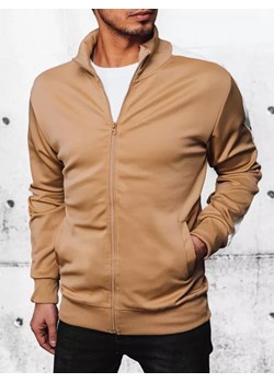 Bluza męska rozpinana khaki Dstreet BX5564 ze sklepu DSTREET.PL w kategorii Bluzy męskie - zdjęcie 176328576