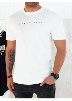Koszulka męska z nadrukiem biała Dstreet RX5475 ze sklepu DSTREET.PL w kategorii T-shirty męskie - zdjęcie 176330727