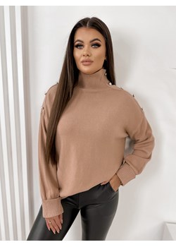 sweter witar karmelowy one size ze sklepu UBRA w kategorii Swetry damskie - zdjęcie 176343496