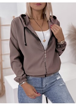 bluza shanley jasnobrązowa one size ze sklepu UBRA w kategorii Bluzy damskie - zdjęcie 176345745