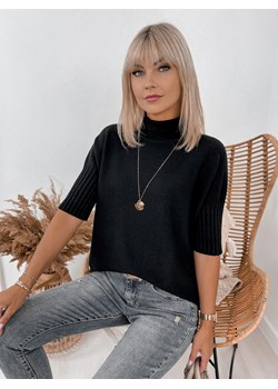 sweter raffe czarny one size ze sklepu UBRA w kategorii Swetry damskie - zdjęcie 176349627