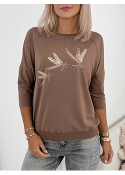 bluzka tujo brązowa one size ze sklepu UBRA w kategorii Bluzki damskie - zdjęcie 176349936