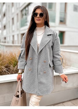płaszcz dafna szary one size - id: prod-77391-group - marki UBRA - 176352628 płaszcz dafna szary one size ze sklepu UBRA w kategorii Płaszcze damskie - zdjęcie 176352628