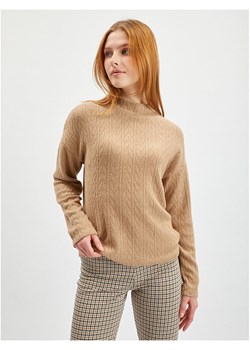 orsay Sweter w kolorze jasnobrązowym ze sklepu Limango Polska w kategorii Swetry damskie - zdjęcie 176357988