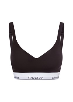 Calvin Klein Stanik damski Kobiety Bawełna czarny jednolity ze sklepu vangraaf w kategorii Biustonosze - zdjęcie 176358435