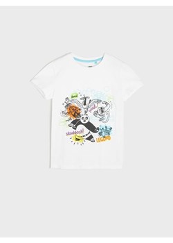 Sinsay - Koszulka Kung Fu Panda - biały ze sklepu Sinsay w kategorii T-shirty chłopięce - zdjęcie 176360106