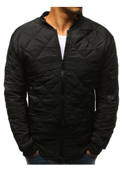 Kurtka męska pikowana bomber jacket czarna TX2215 ze sklepu DSTREET.PL w kategorii Kurtki męskie - zdjęcie 176363499