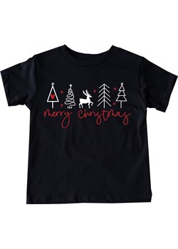 Świąteczna koszulka DLA DZIECKA - MERRY28 ze sklepu Time For Fashion w kategorii Bluzki dziewczęce - zdjęcie 176366366