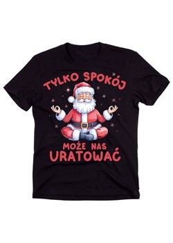 Męska świąteczna koszulka z fajnym nadrukiem ze sklepu Time For Fashion w kategorii T-shirty męskie - zdjęcie 176366415