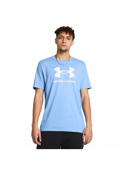 Męski t-shirt z nadrukiem Under Armour UA Sportstyle Logo Update Ss - niebieski ze sklepu Sportstylestory.com w kategorii T-shirty męskie - zdjęcie 176369956