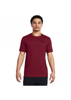 Męski t-shirt z nadrukiem Under Armour UA M Sportstyle LC SS - czerwony ze sklepu Sportstylestory.com w kategorii T-shirty męskie - zdjęcie 176370137