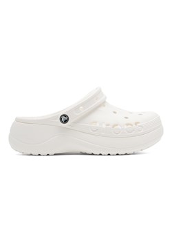 Klapki basenowe Crocs BAYA PLATFORM CLOG 208186-100 ze sklepu ccc.eu w kategorii Klapki damskie - zdjęcie 176376056