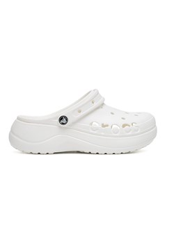 Klapki basenowe Crocs BAYA PLATFORM CLOG 208186-100 ze sklepu ccc.eu w kategorii Klapki damskie - zdjęcie 176383626