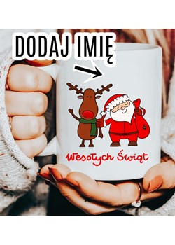 Kubki na mikołajki z imieniem na prezent mikołajkowy ze sklepu Time For Fashion w kategorii Kubki - zdjęcie 176386126