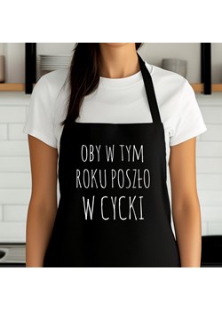 ŚMIESZNY ŚWIĄTECZNY FARTUCH - OBY W TYM ROKU POSZŁO W ze sklepu Time For Fashion w kategorii Fartuchy kuchenne - zdjęcie 176386207
