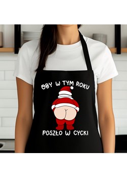 ŚMIESZNY ŚWIĄTECZNY FARTUCH Z NADRUKIEM oby w tym roku poszło - id: 144244 - marki Time For Fashion - 176386216 ŚMIESZNY ŚWIĄTECZNY FARTUCH Z NADRUKIEM oby w tym roku poszło ze sklepu Time For Fashion w kategorii Fartuchy kuchenne - zdjęcie 176386216