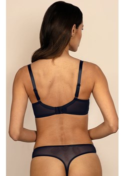 Stringi damskie Kira C200, Kolor czarno-szafirowy, Rozmiar L, Ewa Bien ze sklepu Intymna w kategorii Majtki damskie - zdjęcie 176389418