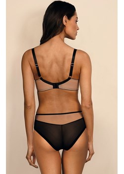 Figi damskie tanga beżowo-czarne Ofra C511, Kolor beżowo-czarny, Rozmiar L, Ewa Bien ze sklepu Intymna w kategorii Majtki damskie - zdjęcie 176389427