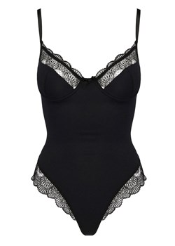 Zmysłowe czarne body Alina, Kolor czarny, Rozmiar S/M, Casmir ze sklepu Intymna w kategorii Body damskie - zdjęcie 176390906