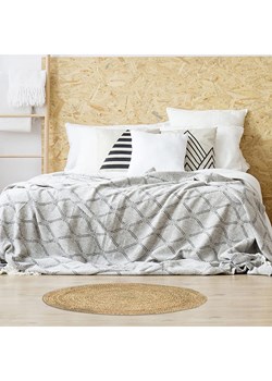 THE HOME DECO FACTORY Dywan w kolorze beżowym z juty - Ø 80 cm ze sklepu Limango Polska w kategorii Dywany - zdjęcie 176392039