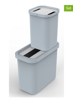 JosephJoseph 2-częściowy zestaw &quot;GoRecycle&quot; w kolorze błękitnym ze sklepu Limango Polska w kategorii Kosze na śmieci - zdjęcie 176392478