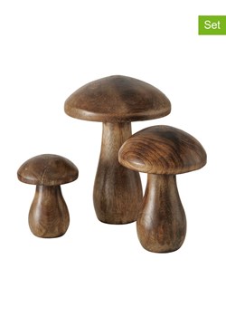 Boltze Figurki dekoracyjne (3 szt.) &quot;Terjol&quot; w kolorze brązowym ze sklepu Limango Polska w kategorii Dekoracje - zdjęcie 176392546