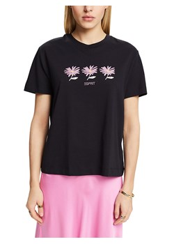 ESPRIT Koszulka w kolorze czarnym ze sklepu Limango Polska w kategorii Bluzki damskie - zdjęcie 176395907