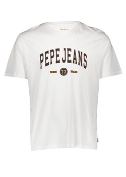 Pepe Jeans Koszulka w kolorze białym ze sklepu Limango Polska w kategorii T-shirty męskie - zdjęcie 176396116