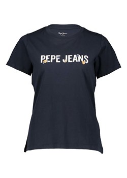 Pepe Jeans Koszulka w kolorze granatowym ze sklepu Limango Polska w kategorii Bluzki damskie - zdjęcie 176396198