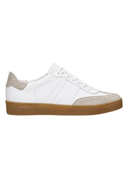Wojas Skórzane sneakersy w kolorze biało-beżowym ze sklepu Limango Polska w kategorii Buty sportowe damskie - zdjęcie 176400195