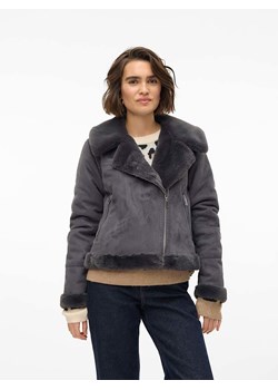 Vero Moda Kurtka &quot;Peggy&quot; w kolorze szarym ze skóry syntetycznej ze sklepu Limango Polska w kategorii Kurtki damskie - zdjęcie 176404818
