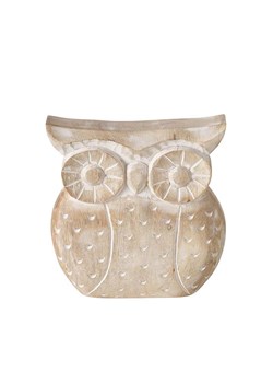 Boltze Dekoracyjna figurka &quot;Ugle&quot; w kolorze jasnobrązowym - 20 x 19,5 cm ze sklepu Limango Polska w kategorii Dekoracje - zdjęcie 176405786