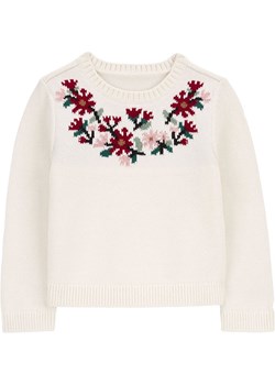 carter&apos;s Sweter w kolorze białym ze sklepu Limango Polska w kategorii Swetry dziewczęce - zdjęcie 176408449