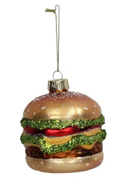 Kersten Bombka &apos;&apos;Hamburger&quot; w kolorze złotym - 10 cm ze sklepu Limango Polska w kategorii Dekoracje bożonarodzeniowe - zdjęcie 176409816