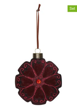 Kersten Bombki (2 szt.) w kolorze czerwonym - 10 x 10 x 5 cm ze sklepu Limango Polska w kategorii Dekoracje bożonarodzeniowe - zdjęcie 176409846