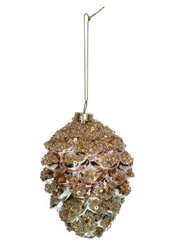 Kersten Bombka &quot;Pine Cone&quot; w kolorze złotym - wys. 13 cm ze sklepu Limango Polska w kategorii Dekoracje bożonarodzeniowe - zdjęcie 176409919